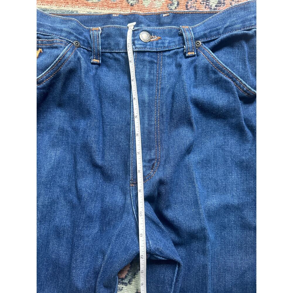 Vintage Wrangler Junior Fit Pony Pocket Jeans 27x30 USA Western 1970's Small - Picture 8 of 15